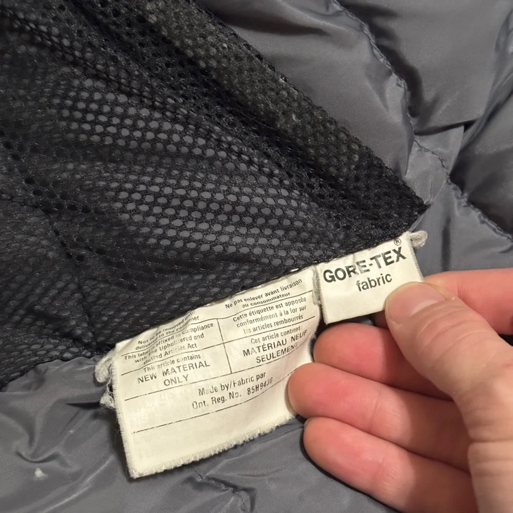 Vintage Eddie Baur Goose Down 90s Gore Tex XL 28x33 Puffer Parka Winter Jacket